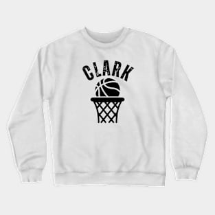 clark basketball Jersey black Crewneck Sweatshirt